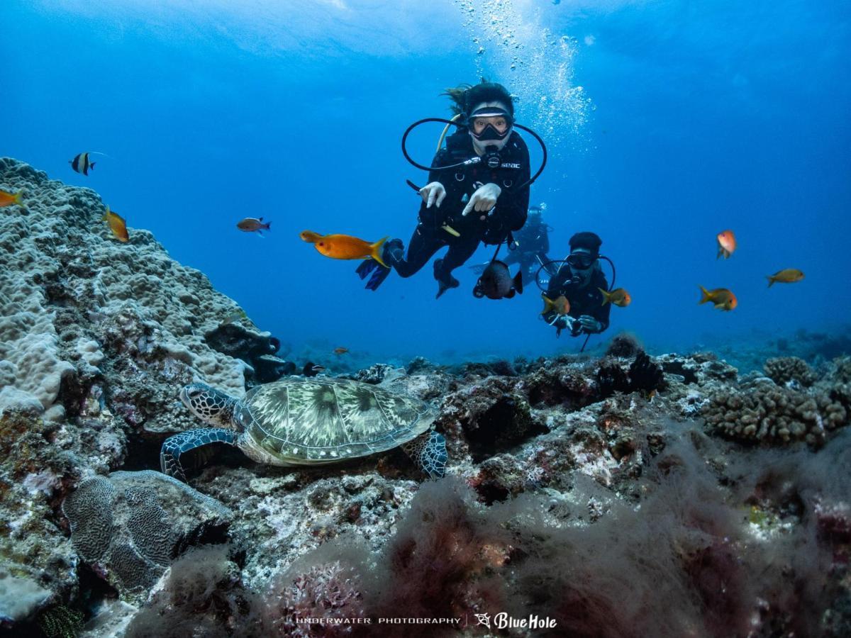 藍洞潛水blue Hole Dive Center Bed & Breakfast Bandar Lama Bandar Lama Hengchun Luaran gambar